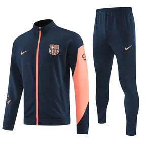 Conjunto de Frio - Barcelona Azul e Salmão